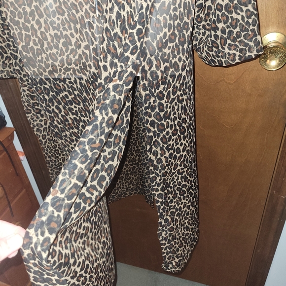 Plus Leopard Cover Up - Picture 3 of 4